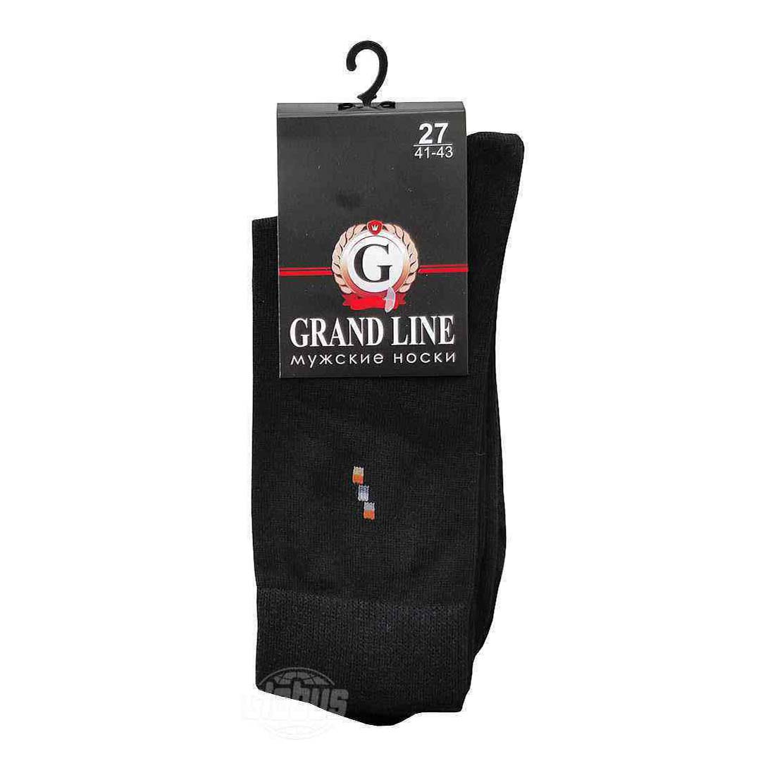 

Носки мужские Grand Line черные 27
