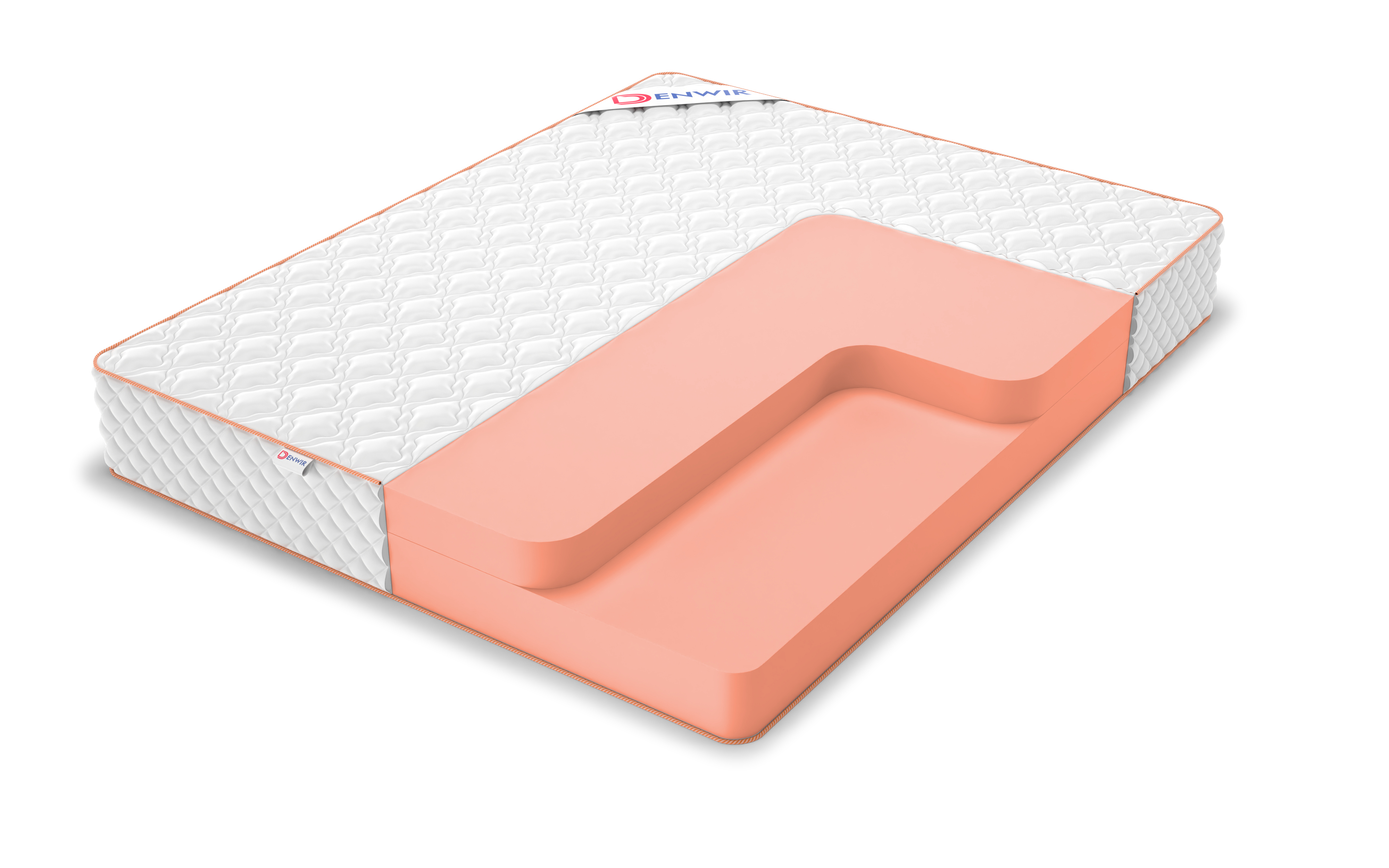 

Матрас беспружинный DENWIR TOP FOAM 24/chstmat_TF24_60x130, Белый, TOP FOAM 24