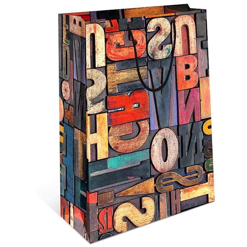 

Пакет подарочный Арт И Дизайн 343408, "Знаки внимания", 22x18x10см, 6 штук