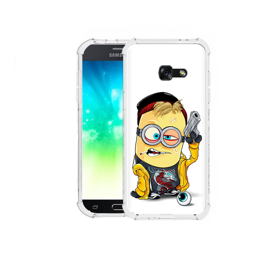

Чехол MyPads Tocco для Samsung Galaxy A3 (2016) миньон бандит, Прозрачный, Tocco