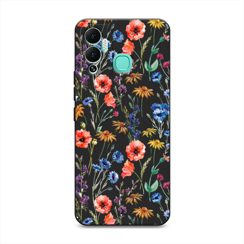 

Чехол Awog 3101752-1 для Infinix Hot 12 Play "Маки и васильки фон", 3101752-1