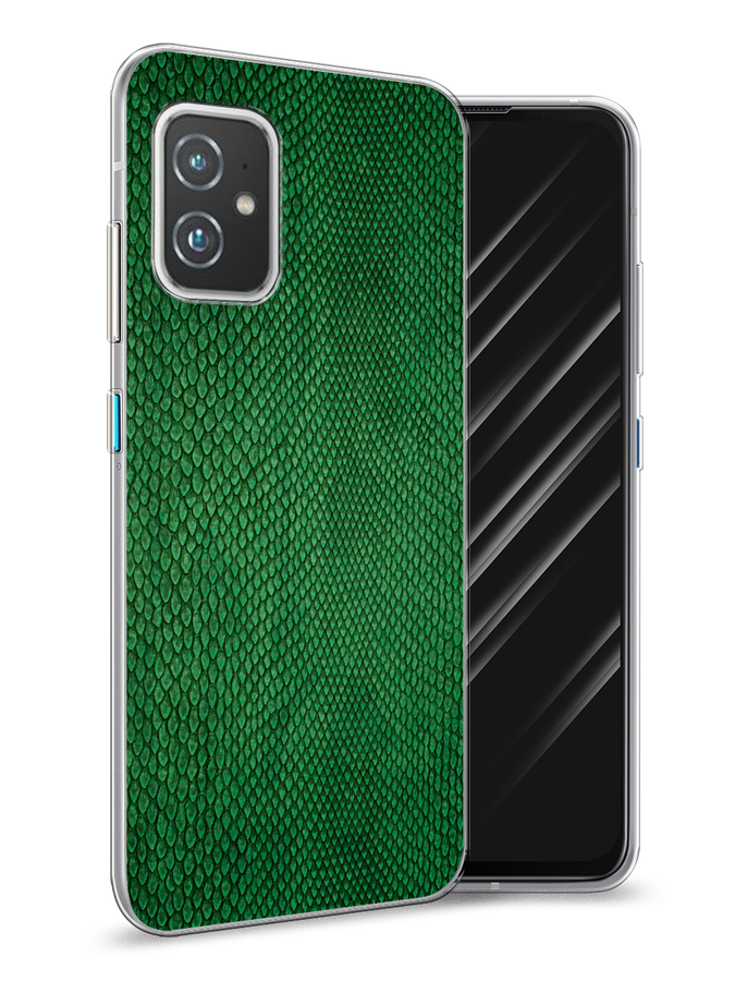 

Чехол Awog на Asus ZenFone 8 "Изумрудная змея", Черный;зеленый;коричневый, 44450-3