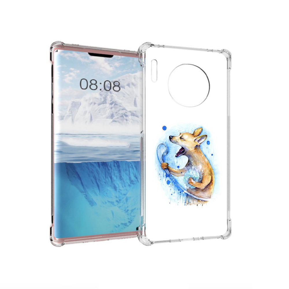 

Чехол MyPads Tocco для Huawei Mate 30 Pro пение в душе, Прозрачный, Tocco