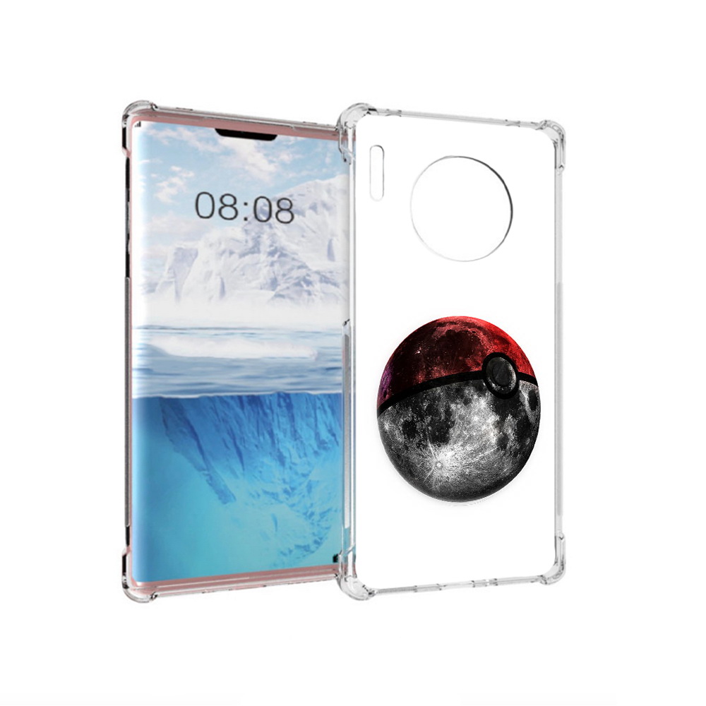 

Чехол MyPads Tocco для Huawei Mate 30 Pro планета покебол, Прозрачный, Tocco