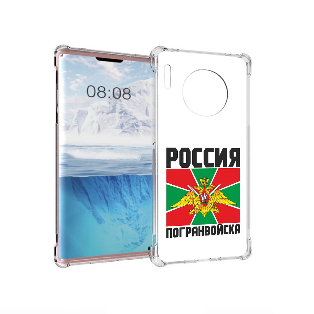 

Чехол MyPads Tocco для Huawei Mate 30 Pro погранвойска, Прозрачный, Tocco