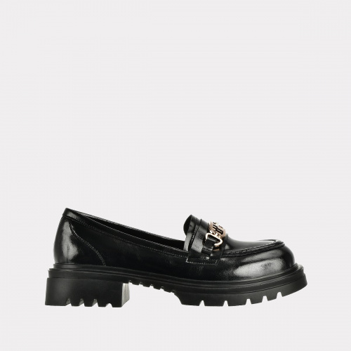 

Лоферы женские Versiya shop B30-H121 черные 38 RU, Черный, B30-H121