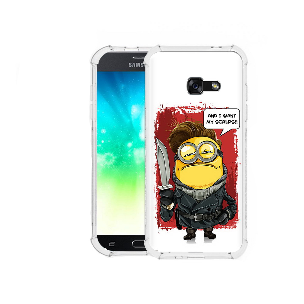 

Чехол MyPads Tocco для Samsung Galaxy A3 (2016) миньон убийца, Прозрачный, Tocco