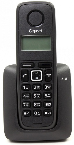 Радиотелефон Dect Gigaset A116 Black