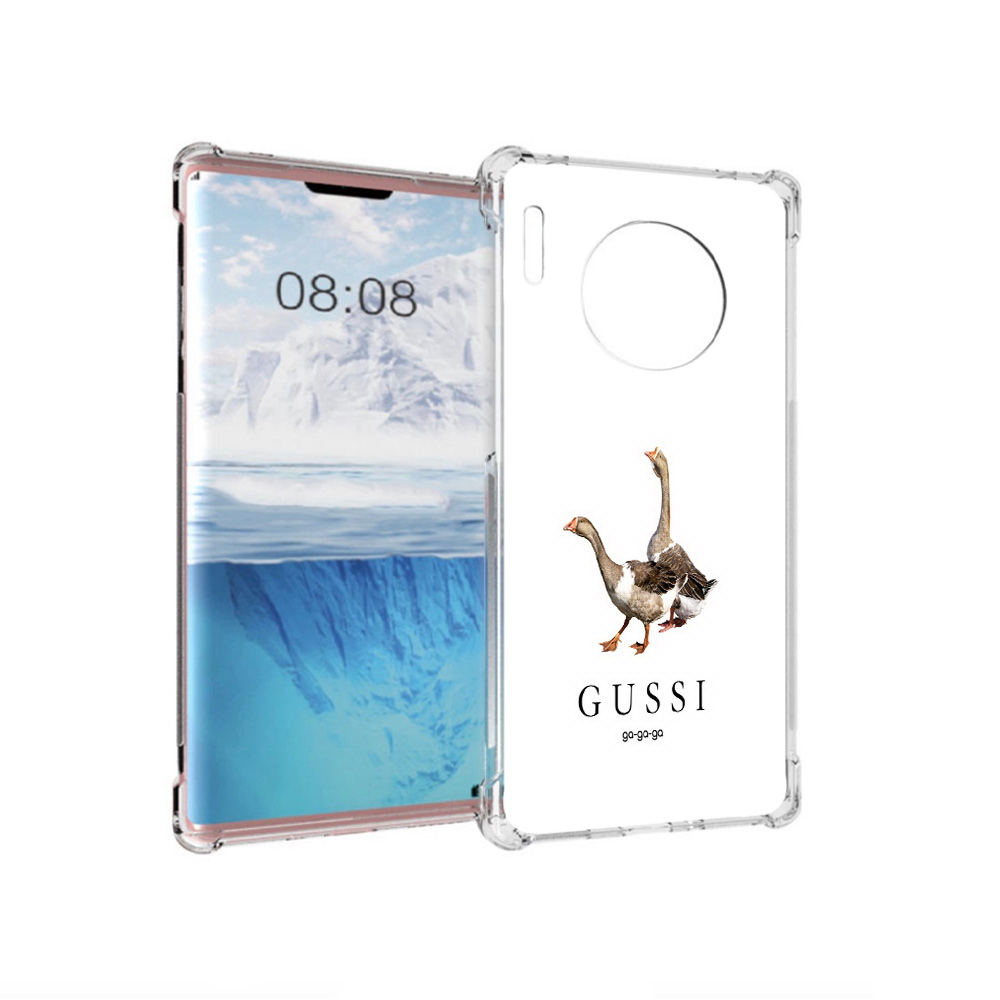 

Чехол MyPads Tocco для Huawei Mate 30 Pro Гусси бренд, Прозрачный, Tocco