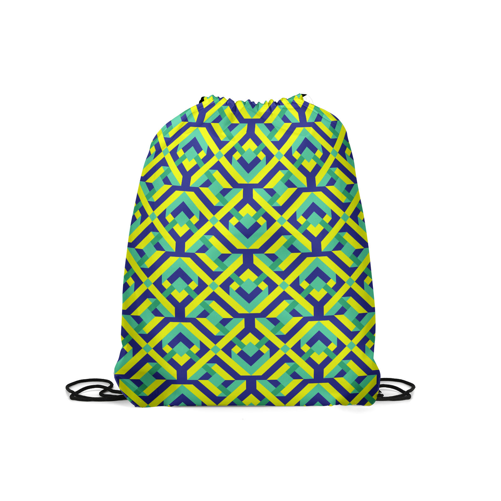 

Мешок для обуви унисекс Gorolla DrawstringBackpack 1002 зеленый/синий, 42х35 см, DrawstringBackpack 1002