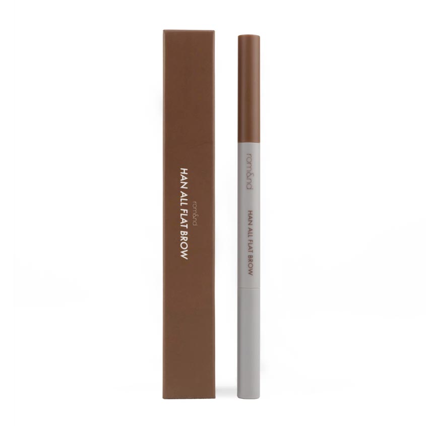 Карандаш для бровей Rom&nd Han All Flat Brow W2 Mild Woody 10г