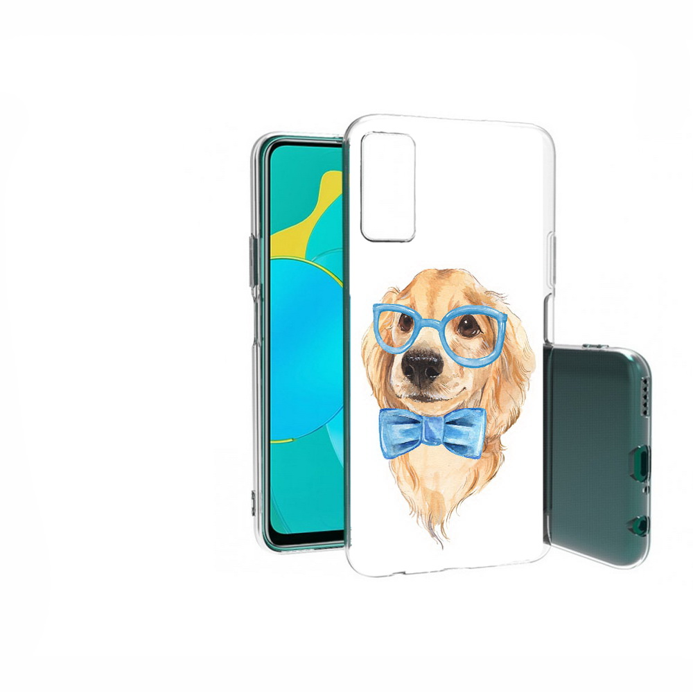 

Чехол MyPads Tocco для Huawei Honor 30S Собака интеллигент, Прозрачный, Tocco