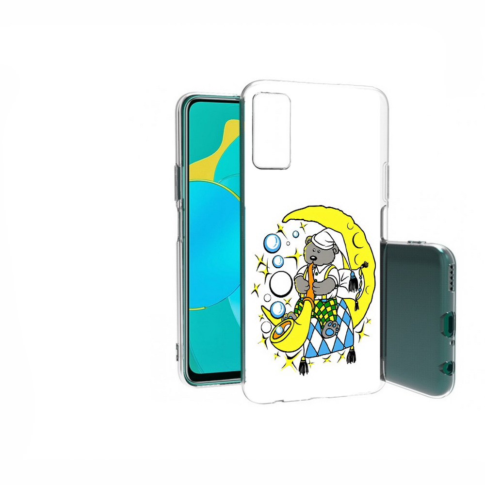 

Чехол MyPads Tocco для Huawei Honor 30S Сырная луна, Прозрачный, Tocco