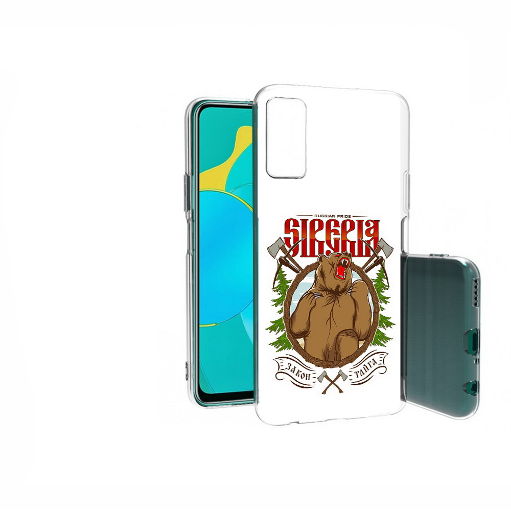 

Чехол MyPads Tocco для Huawei Honor 30S Тайга, Прозрачный, Tocco