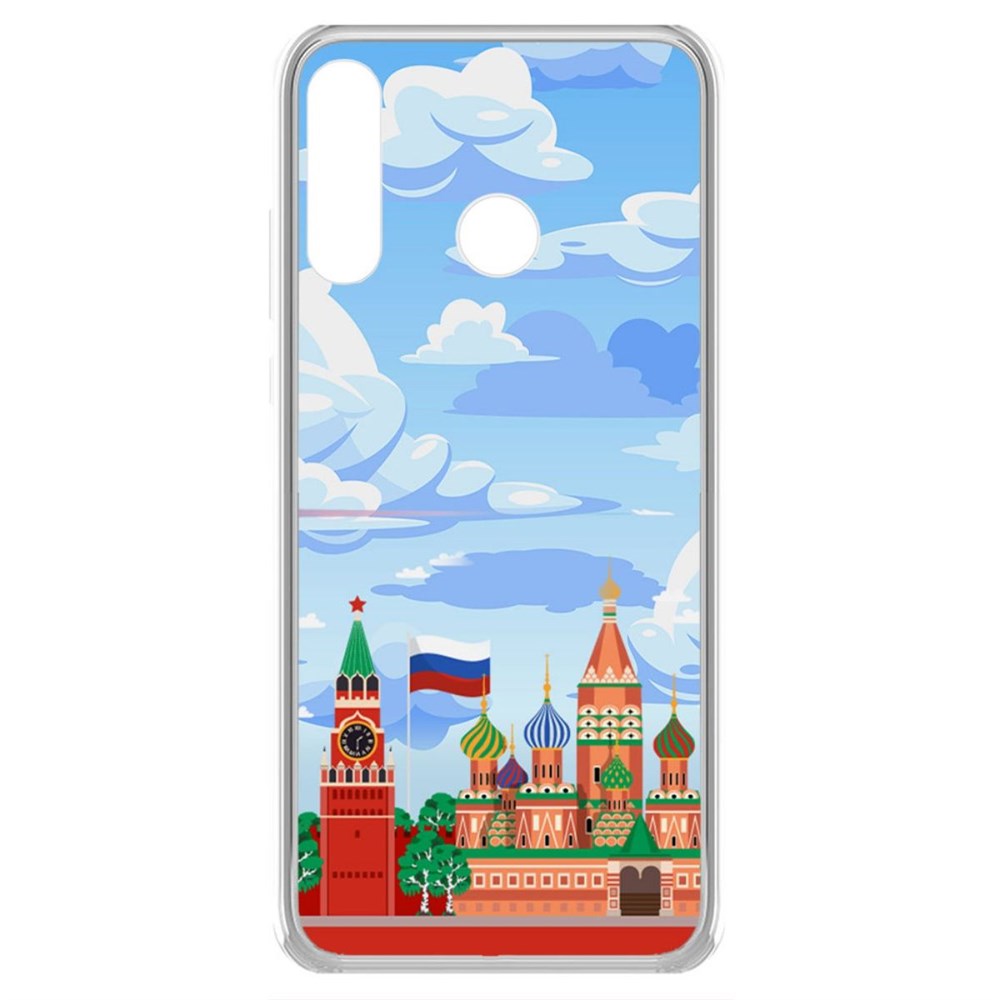 

Чехол-накладка Krutoff Clear Case Красная Площадь для Honor 20 Lite