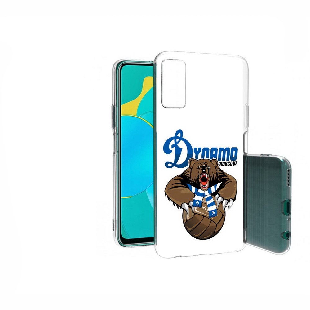

Чехол MyPads Tocco для Huawei Honor 30S ФК Динамо медведь, Прозрачный, Tocco