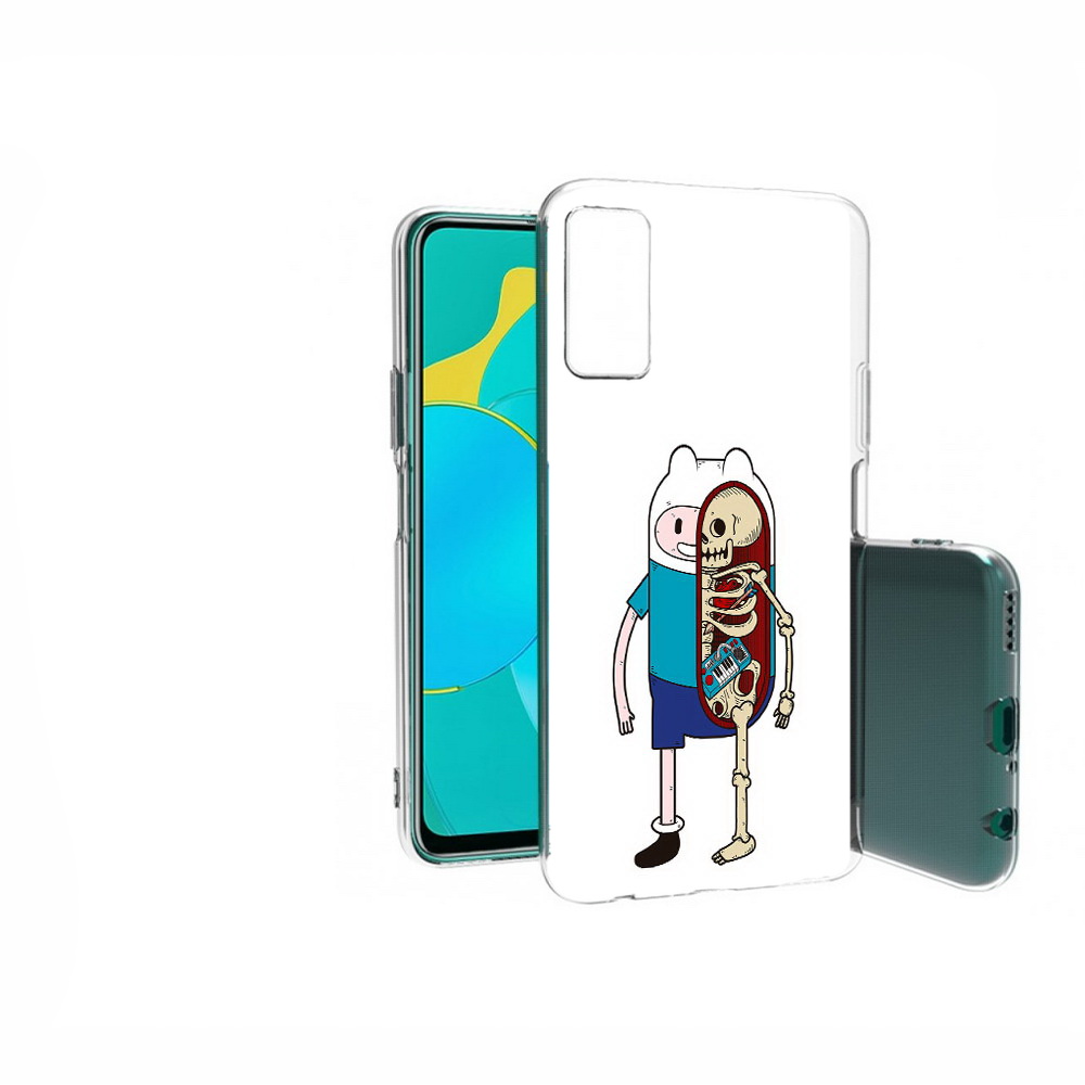 

Чехол MyPads Tocco для Huawei Honor 30S Финн скелет, Прозрачный, Tocco
