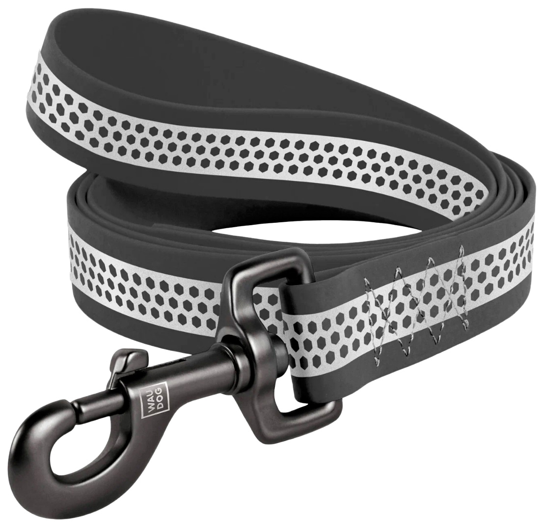 

Поводок для собак Waudog Waterproof серый р. M