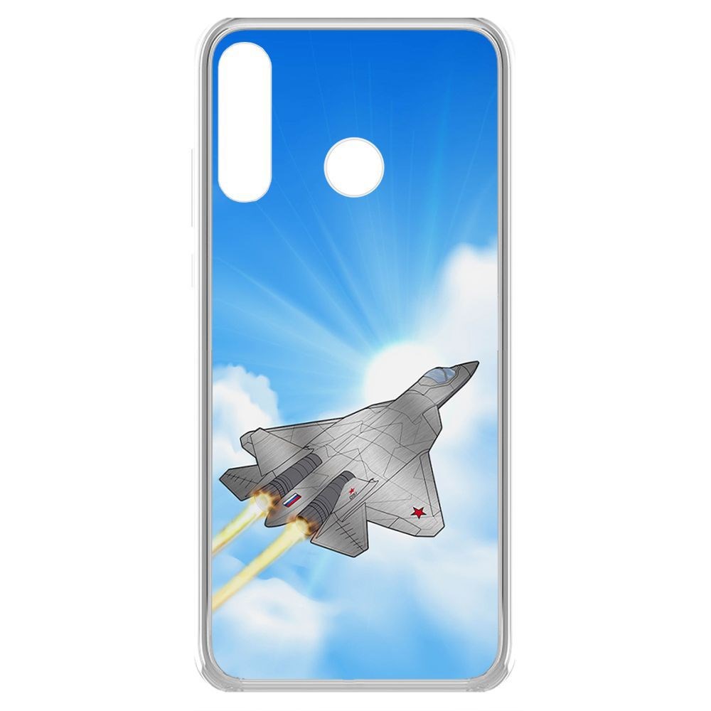 

Чехол-накладка Krutoff Clear Case СУ-57 для Honor 20E