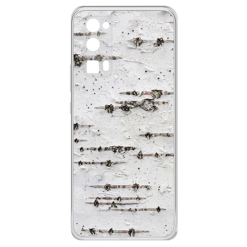 

Чехол-накладка Krutoff Clear Case Березка для Honor 30 Pro