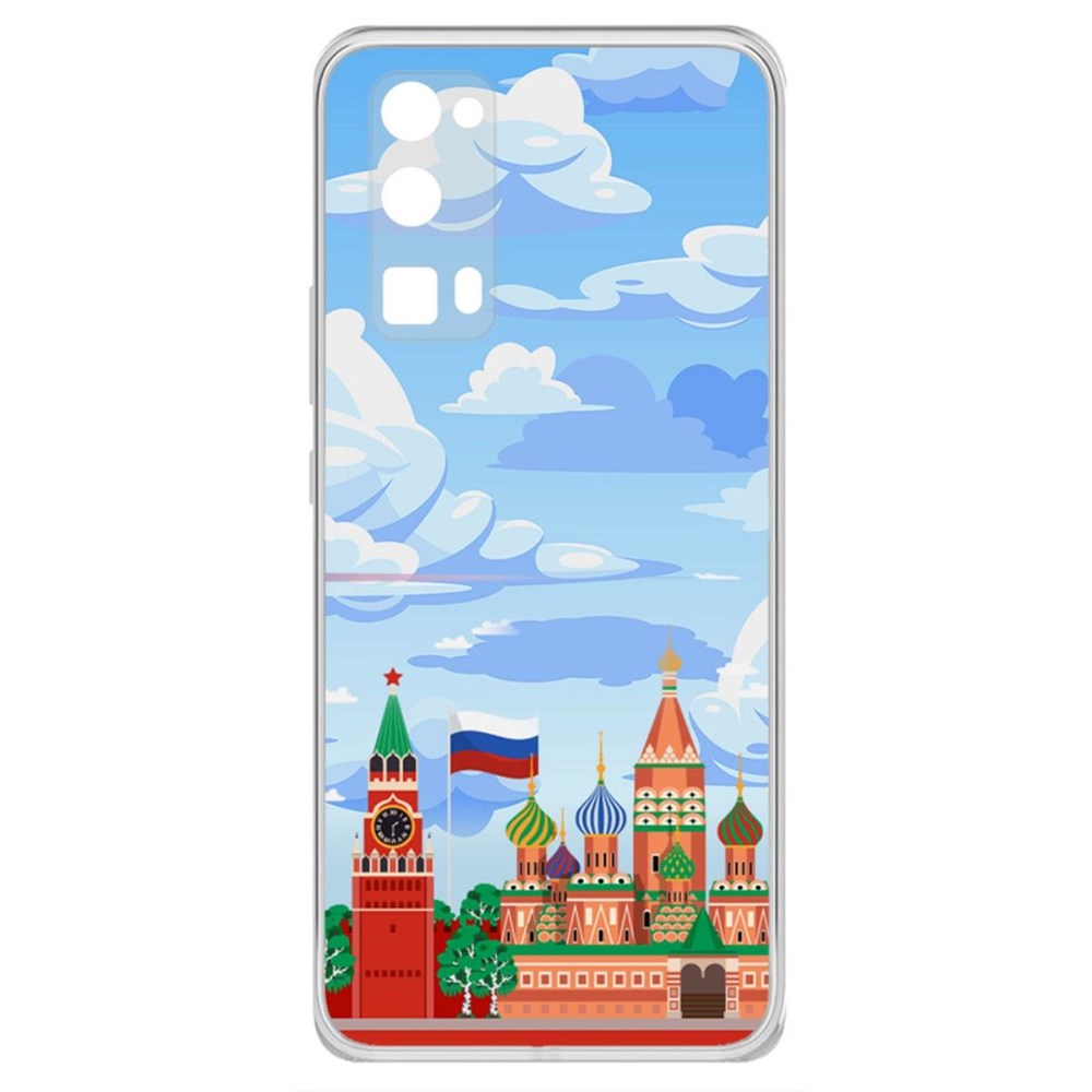 

Чехол-накладка Krutoff Clear Case Красная Площадь для Honor 30 Pro
