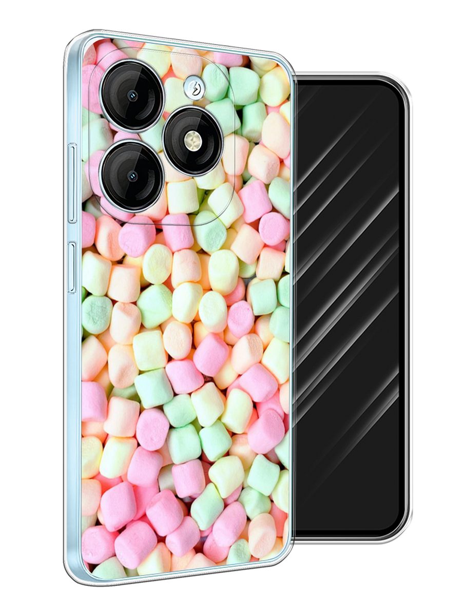 

Чехол Awog на Itel P55 "Marshmallows", Зеленый;желтый;розовый, 3201850-1