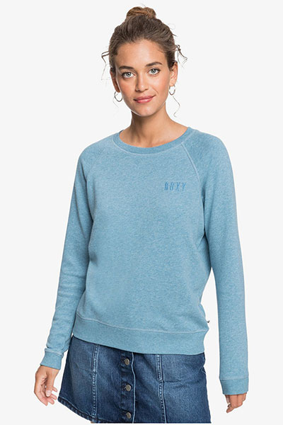 

Свитшот женский Roxy ERJFT04294 голубой S, ERJFT04294