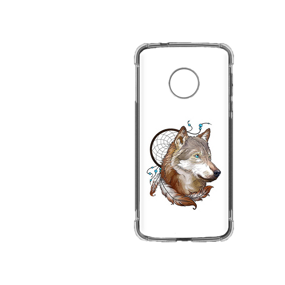 

Чехол MyPads Tocco для Motorola Moto Z2 Force волк и ловец снов, Прозрачный, Tocco