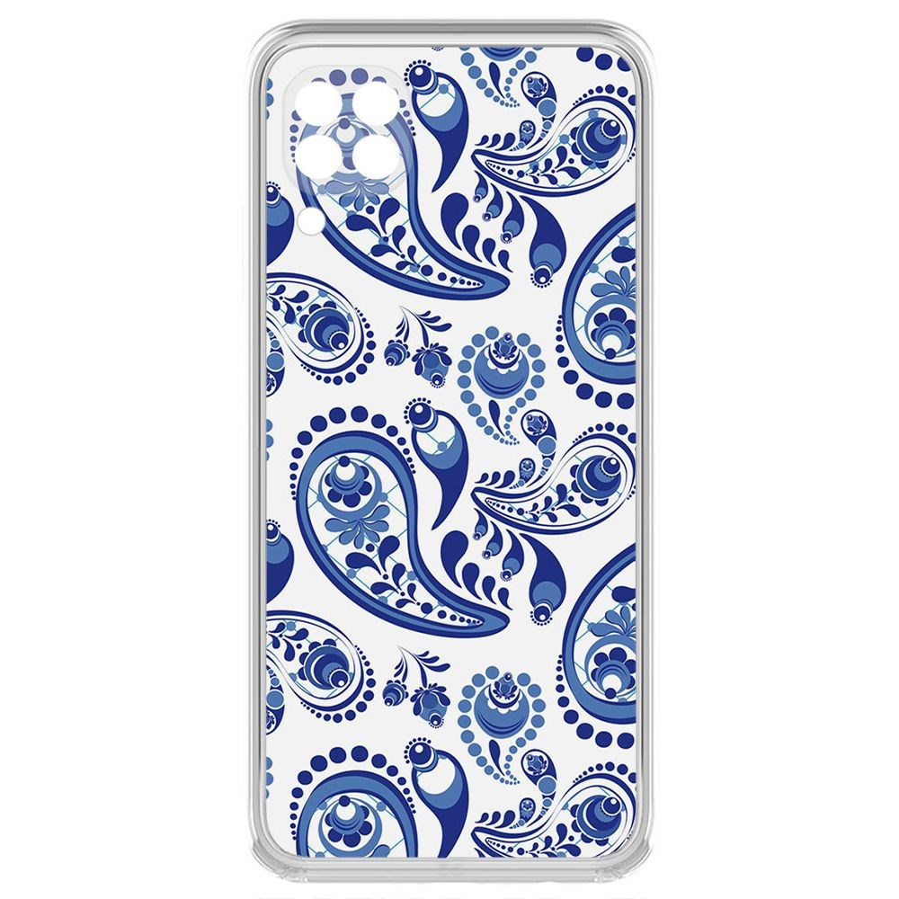 

Чехол-накладка Krutoff Clear Case Гжель для Huawei Nova 6SE