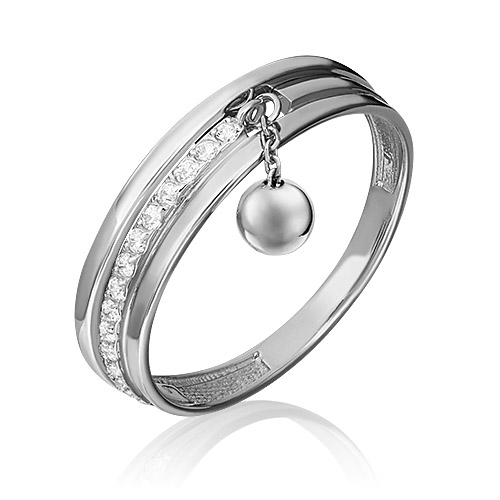 

Кольцо из золота р. 16,5 PLATINA jewelry 01-5279-00-401-1120-24, фианит, 01-5279-00-401-1120-24