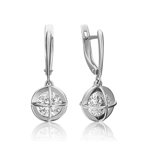 

Серьги из золота с хризолитом/топазом/аметистом PLATINA jewelry 02-4519-00-501-1120-67, 02-4519-00-501-1120-67