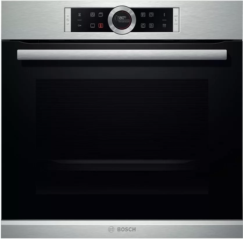 

Встраиваемый электрический духовой шкаф Bosch HBG6750S1 серебристый, HBG6750S1