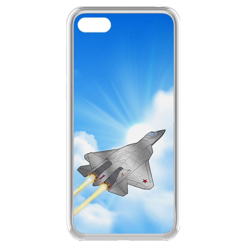 

Чехол-накладка Krutoff Clear Case СУ-57 для Huawei Y5 Prime (2018)