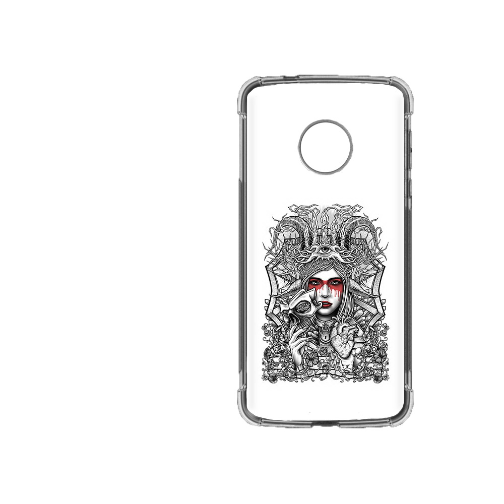 

Чехол MyPads Tocco для Motorola Moto Z2 Force грусная девушка, Прозрачный, Tocco