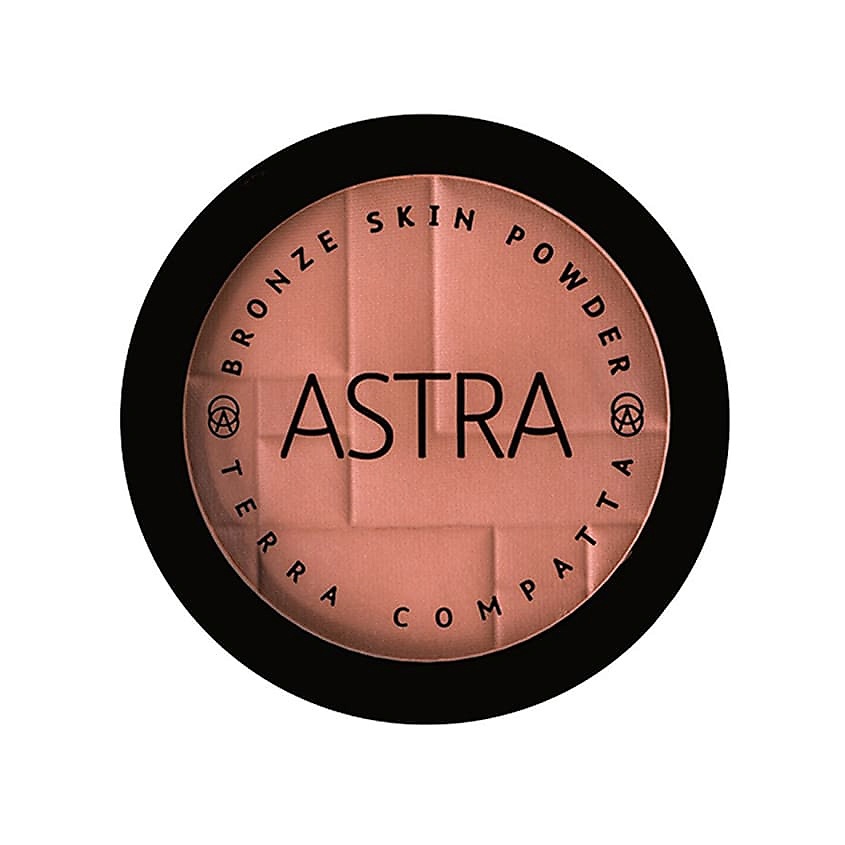 Бронзер Astra Make-Up для лица Bronze skin powder, 10 Cacao бронзер astra make up для лица bronze skin powder 10 cacao