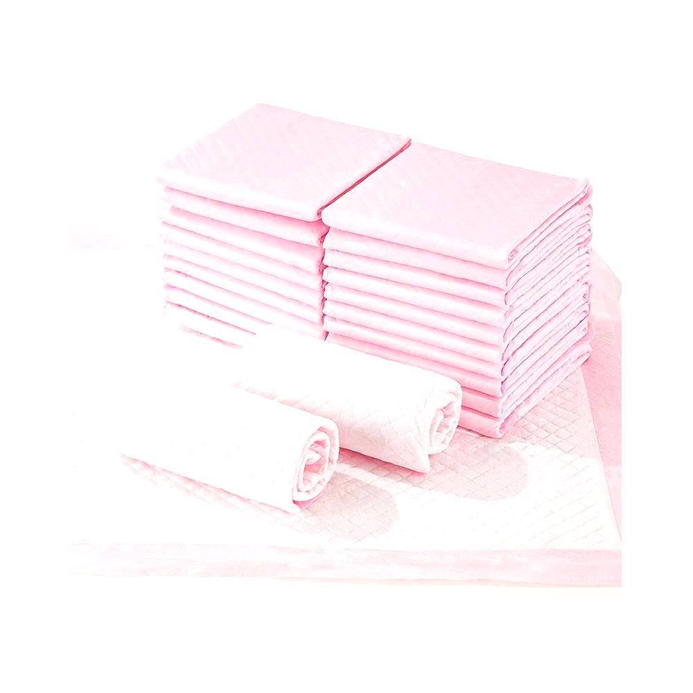 Пеленки одноразовые, утолщенные, Bentfores (60 х 45 см, 50 шт, розовый)