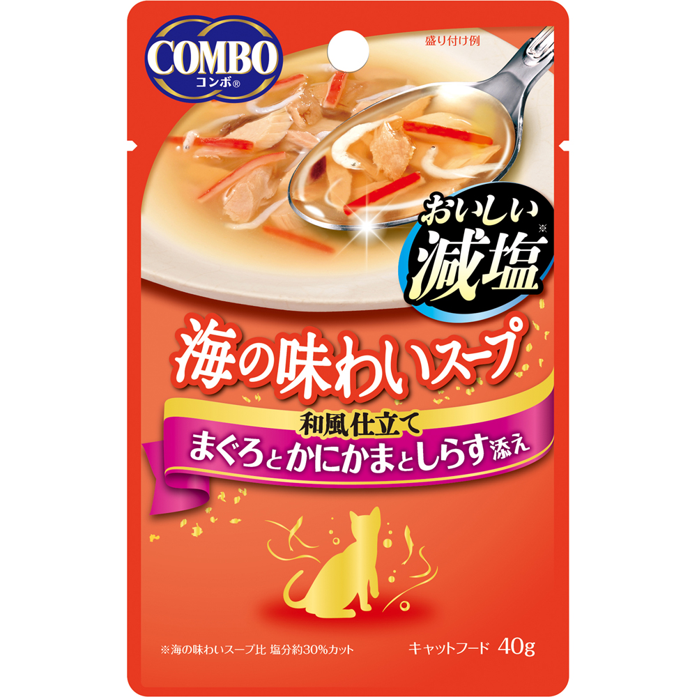 Влажный корм для кошек Japan Premium Pet суп сытный японского глубоководного краба, 40 г