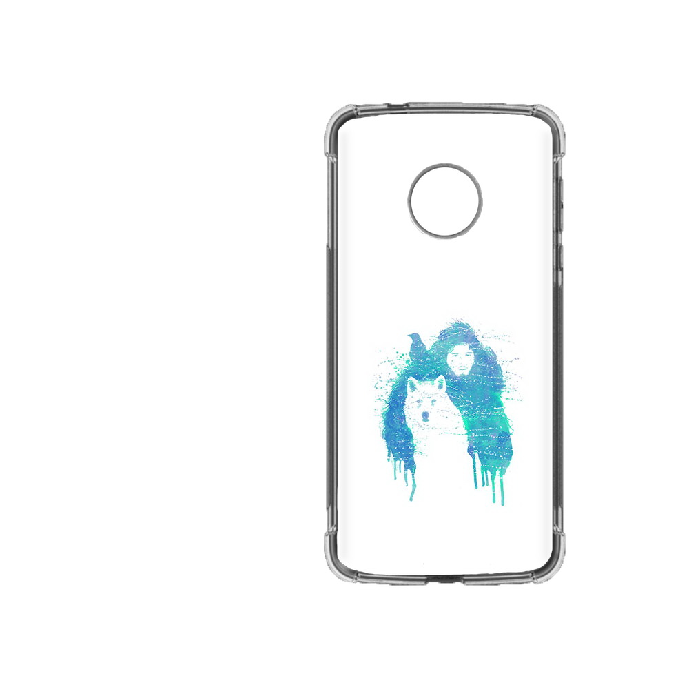 

Чехол MyPads Tocco для Motorola Moto Z2 Force джон сноу, Прозрачный, Tocco