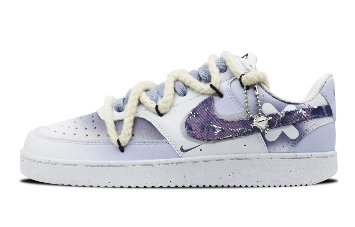 

Кеды унисекс Nike Court Vision 1 Low белые 42 EU, Белый, Court Vision 1 Low