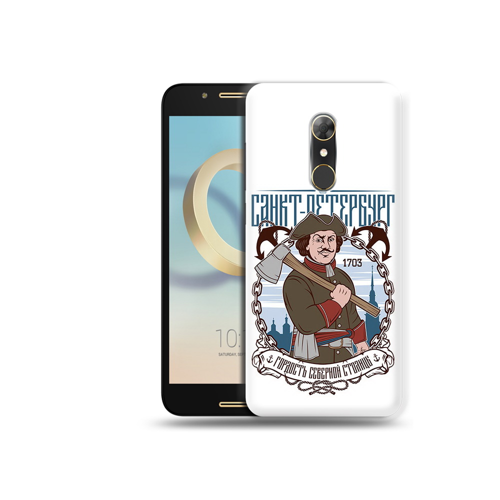 

Чехол MyPads Tocco для Alcatel A7 Петр первый (PT133991.671.134), Прозрачный, Tocco