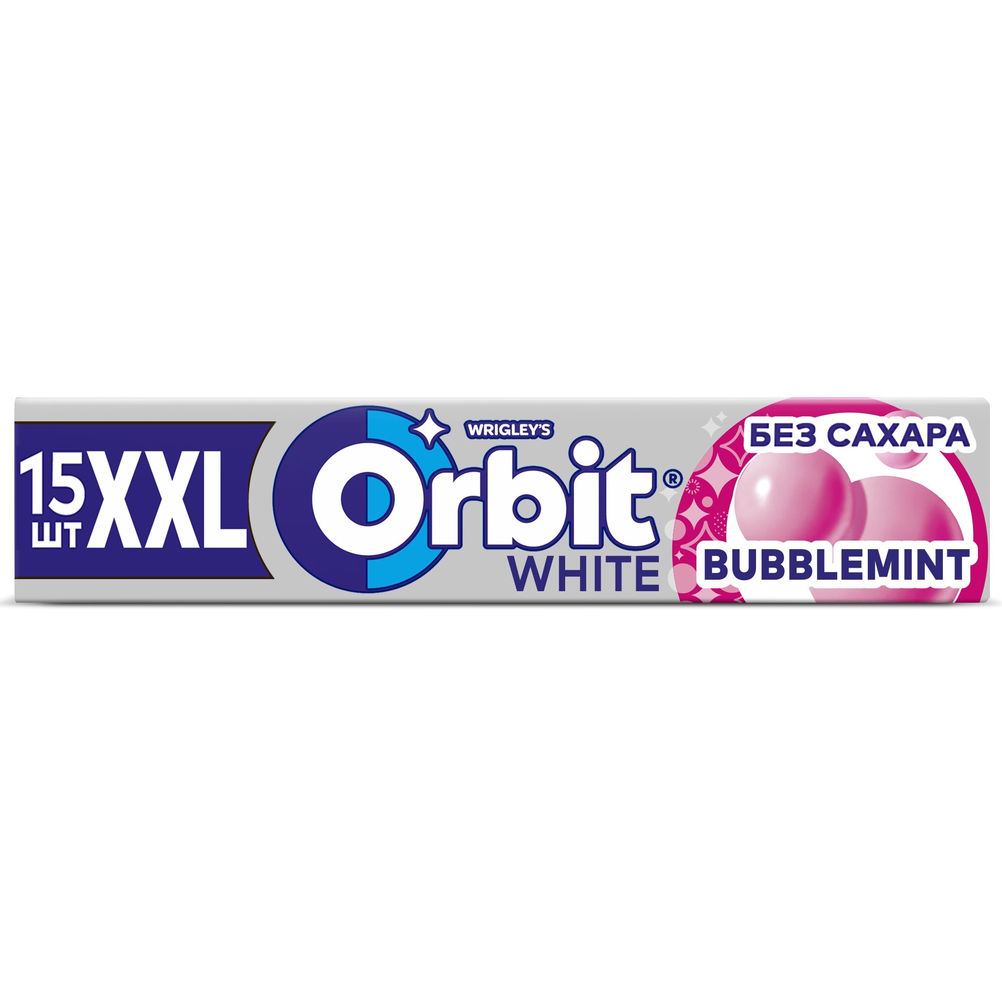 Жевательная резинка Orbit xxl bubblemint 20.4 г