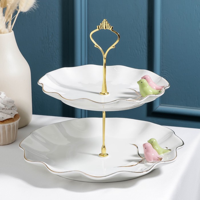 

Блюдо 2-х ярусное «Колибри», 26/20 см