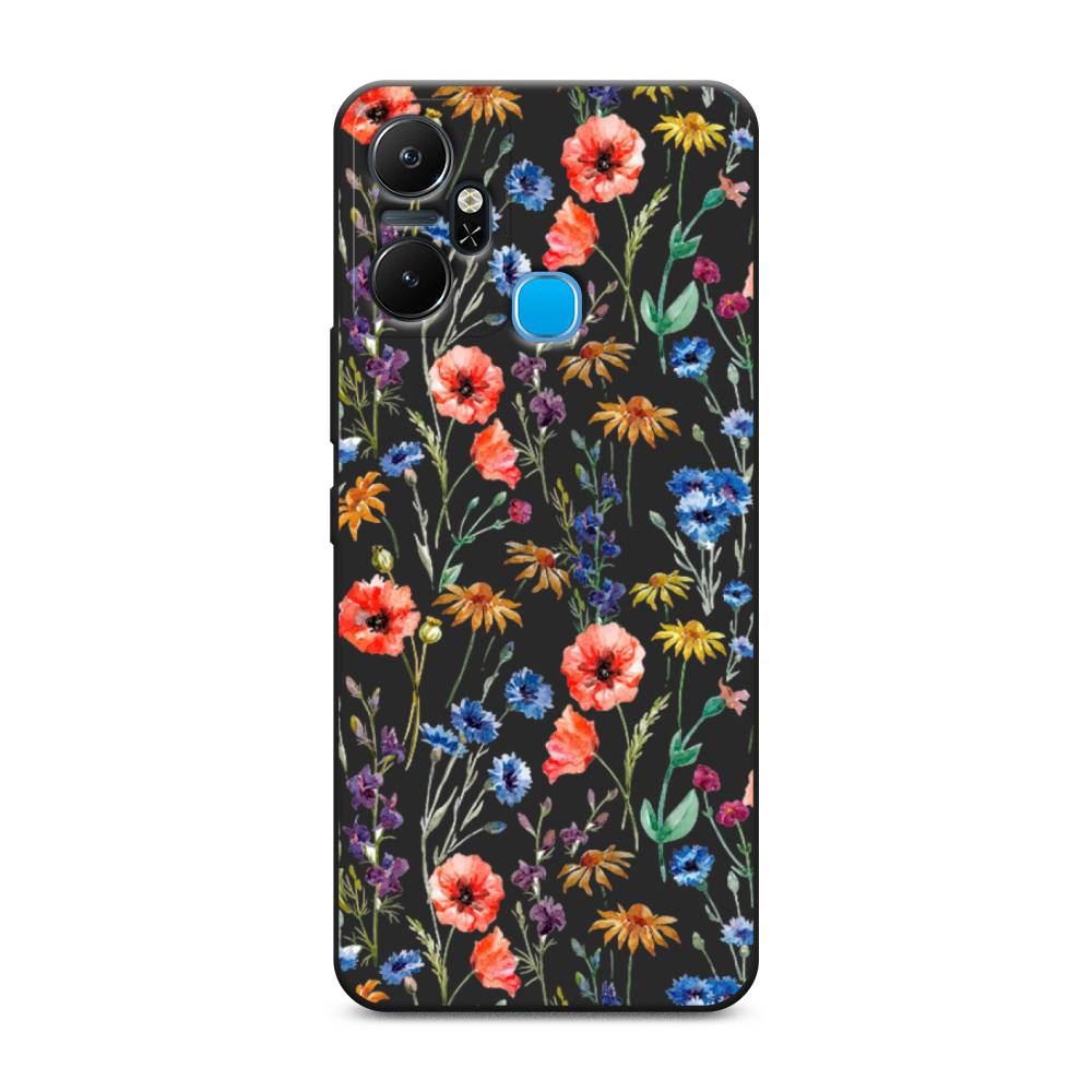 

Чехол Awog 3102352-1 для Infinix Smart 6 Plus "Маки и васильки фон", 3102352-1