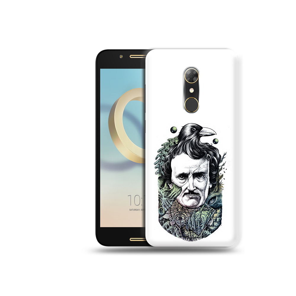 

Чехол MyPads Tocco для Alcatel A7 Эдгар Аллан с вороном (PT133991.671.203), Прозрачный, Tocco