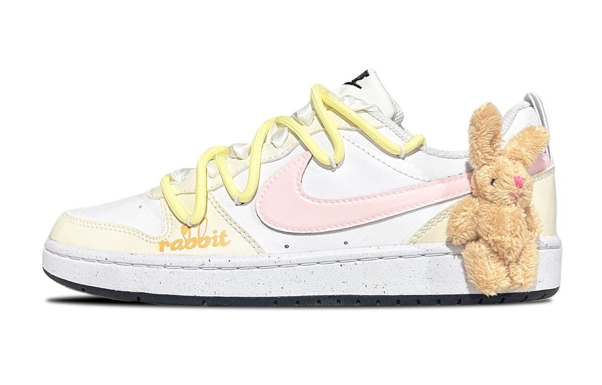 

Кеды унисекс Nike Court Borough GS белые 39 EU, Белый, Court Borough GS
