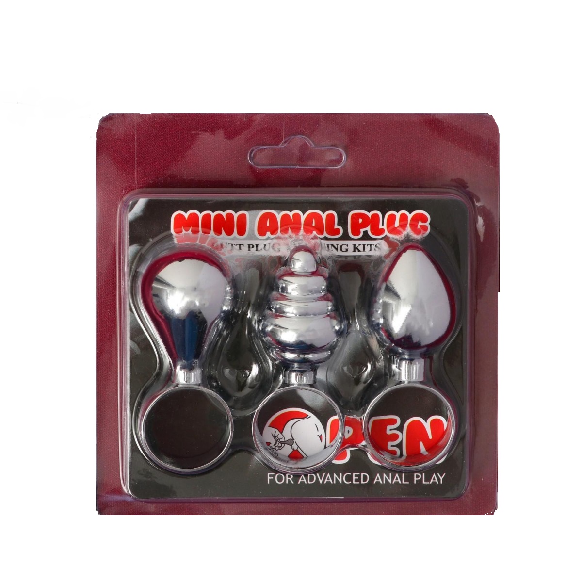 фото Втулки анальные мини с кольцами huanggang lazhi mini anal plug