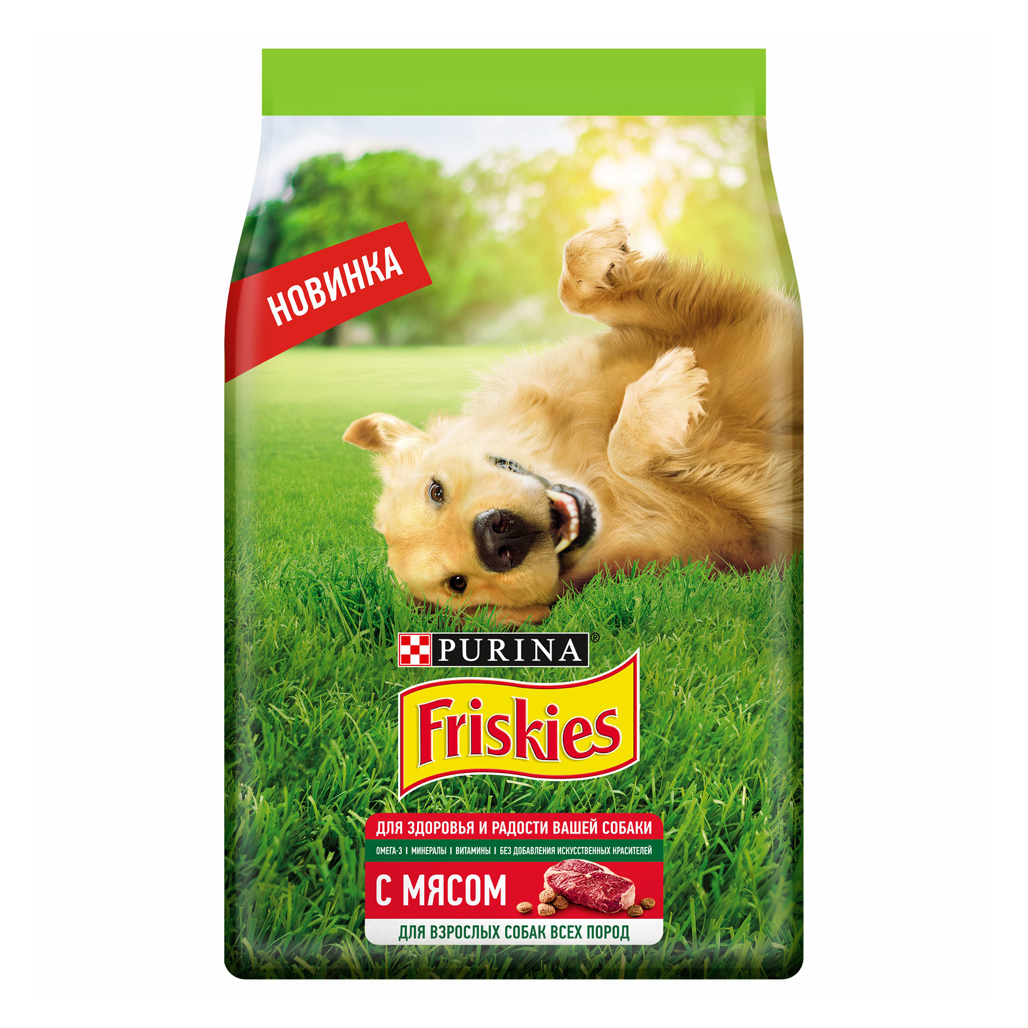 

Сухой корм для собак Friskies говядина, 500 г