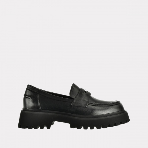 

Лоферы женские Versiya shop PW2391-82711 черные 37 RU, PW2391-82711
