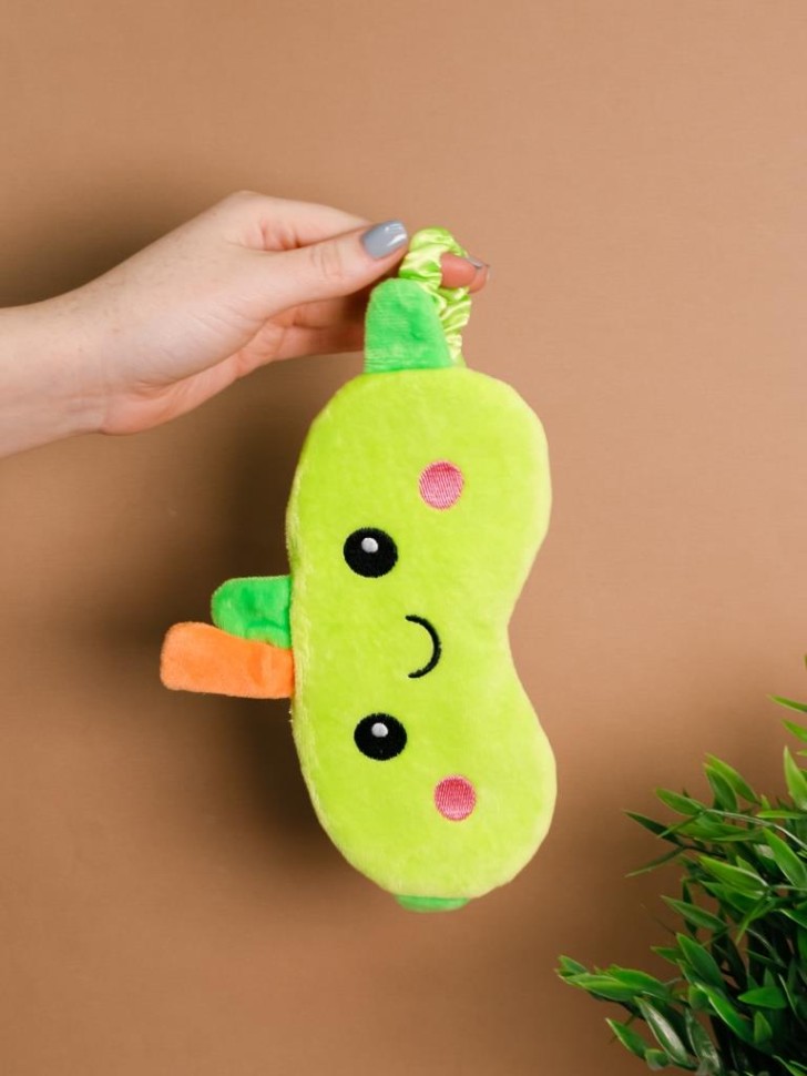 

Маска для сна Hello frog желтая, Желтый, Hello frog