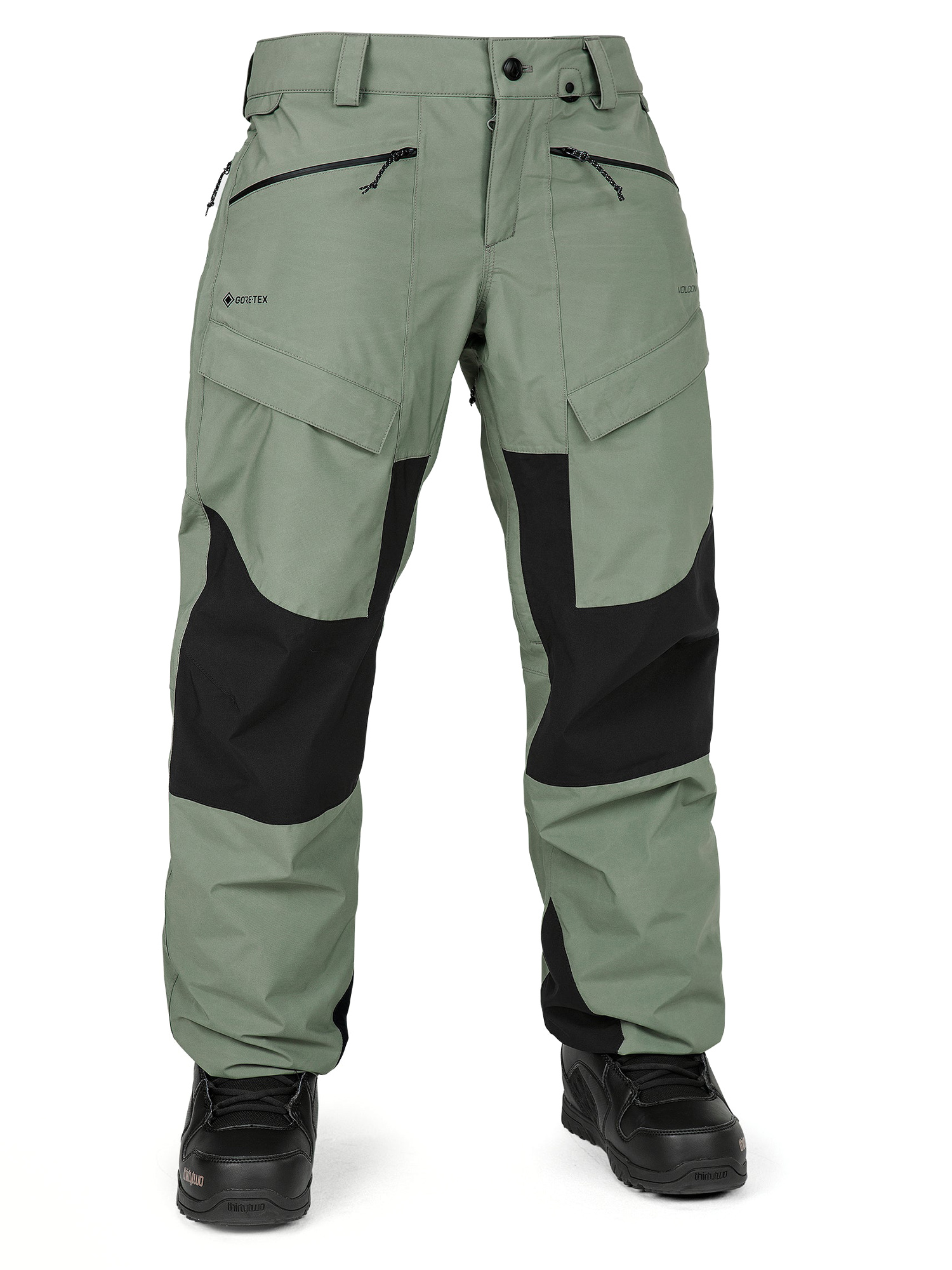 

Брюки Сноубордические Volcom V.co At Stretch Gtx Lichen Green (Us:m) 2024-25, Зеленый;черный, V.co At Stretch Gtx